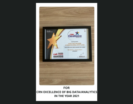 CRN Excellence Award In 2021